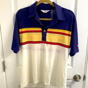 Retro LEVI’S Color block Men’s Shirt Excellent Condition Size M